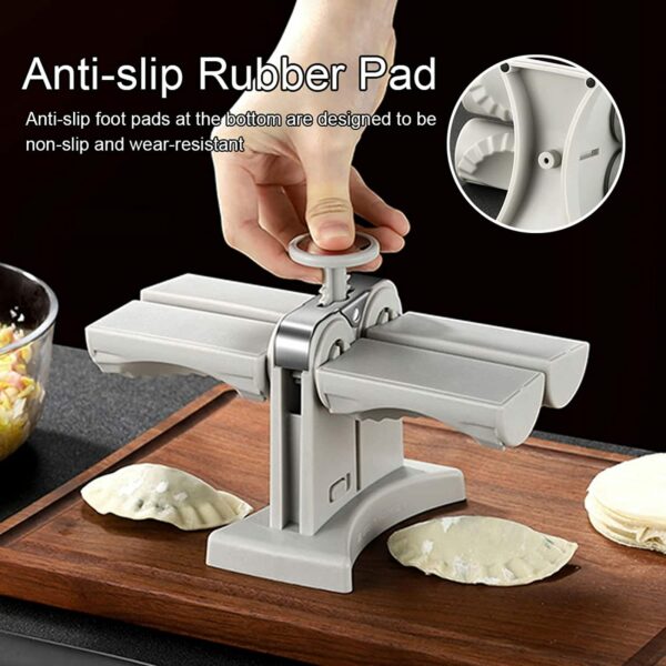 Dumpling Mould Double Head Dumpling Mold Lazy Artifact Manual Press Noodle Dumpling Maker Kitchen Accessories Dumpling Maker – Image 6