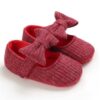 Wool Baby Knitted Bow Baby Shoes – Image 3