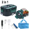 Electric Heat Lunch Box Picnic Food Heater Warmer Container