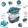 Electric Heat Lunch Box Picnic Food Heater Warmer Container – Image 2