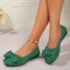New Bowknot Flats Shoes Fashion Casual Round Toe Slip-on Shoes Loafers For Women – Image 4