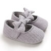 Wool Baby Knitted Bow Baby Shoes – Image 7