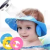 Baby Shower Soft Cap Adjustable Hair Wash Hat for Kids Ear Protection Safe Children Shampoo Bathing Shower Protect Head Cover