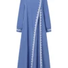 ZANZEA Spring Lace Crochet Maxi Dress Muslim Turkey Abaya Elegant Loose Vestidos Women Long Sleeve O Neck IsIamic Robe Kaftan – Image 6