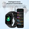 LIGE Medical Grade ECG Smart Watch Men Waterproof Watches SOS First Aid Function Body Fat Blood Lipid Monitor Women Smartwatch – Image 4