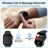 LIGE Medical Grade ECG Smart Watch Men Waterproof Watches SOS First Aid Function Body Fat Blood Lipid Monitor Women Smartwatch – Image 5