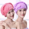 Shower Cap Women Hair Microfibre Quick Drying Bath Spa Bowknot Wrap Towel Hat For room Accessories
