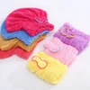 Shower Cap Women Hair Microfibre Quick Drying Bath Spa Bowknot Wrap Towel Hat For room Accessories – Image 6