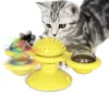 Windmill Cat Toy Interactive Pet Toys for Cats Puzzle Cat Game Toy With Whirligig Turntable for Kitten Brush Teeth Pet Supplies – Image 3