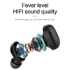 A6S TWS Earphones Wireless Bluetooth 5.1 Headphones Touch Control Earbuds With Mic Earphones Sport Waterproof Headset for xiaomi – Image 4