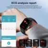 LIGE Medical Grade ECG Smart Watch Men Waterproof Watches SOS First Aid Function Body Fat Blood Lipid Monitor Women Smartwatch – Image 2