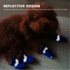 4pcs Antiskid Puppy Shoes Pet Protection Soft-soled Pet Shoes Winter Waterproof Prewalkers Soft Supplies Pet Paw Care Supplies – Image 2