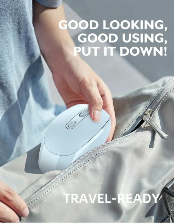 Rechargeable Wireless Bluetooth Mouse Ergonomic – Image 8