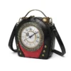 New Women's Bag Retro Hand-held Package Walkable Clock Women's Bag One Shoulder Cross Bag Handbag – Image 2