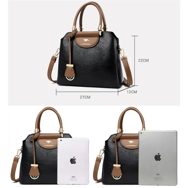 Casual Tote Quality Leather Small Crossbody Bags for Women 2024 New Luxury Handbags Women Bags Designer Simple Shoulder Bag Sac – Image 4