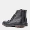 Natural Cow Leather Men Winter Boots Plus Size American Style 8111 Paratrooper Boots Warm Motorcycle boots Ankle Winter Shoes – Image 3