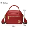 High Quality Soft Leather Multilayer Messenger Bag Women Handbags 2024 Female Shoulder Bag Luxury Fashion Purse Bolsa Feminina – Image 4