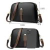 PU Leather Shoulder bag Women Handbag Designer Cowhide Flap Bag Luxury Women's Messenger Bags Crossbody Bags For Women – Image 2