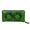 Big Genuine Leather Wallet Bag Long Lucky Real Cow Leather Purse Women First Layer Cowhide Card Holder Clutch for Cell Phone