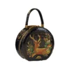 Original Crocodile Grain Women Handbags Small Round Bag Female genuine Leather Fashion Crossbody Bag Shoulder Messenger Bags – Image 5