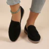 Women Work Shoes Comfortable for Work Autumn Fashion Women Casual Flat Shoes Plus Size 35-43 Non-slip Platform Zapatos De Mujer – Image 5