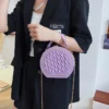 Hand Bags for Women 2023 New Luxury Designer Handbags Party One Shoulder Rivet Rhinestone Crossbody Purse Small Wedding Purse – Image 4