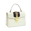 Genuine Leather Women's Handbags Luxury Fashion Lady Buckle Shoulder Crossbody Bag Crocodile Pattern Small Square Messenger Bags – Image 5