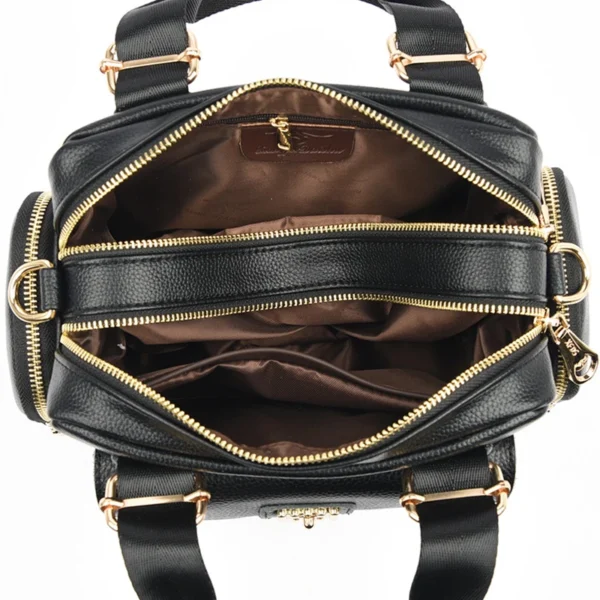 Luxury Brand Handbag High Quality Women's Shoulder Bags Fashion Designer Large Capacity Soft Leather Locomotive Bag Sac A Main – Image 6