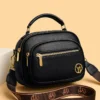 High Quality Soft Leather Multilayer Messenger Bag Women Handbags 2024 Female Shoulder Bag Luxury Fashion Purse Bolsa Feminina