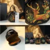 Original Crocodile Grain Women Handbags Small Round Bag Female genuine Leather Fashion Crossbody Bag Shoulder Messenger Bags – Image 4