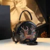 Original Crocodile Grain Women Handbags Small Round Bag Female genuine Leather Fashion Crossbody Bag Shoulder Messenger Bags – Image 3