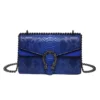 Vintage Chain Small Square Bag For Women's Trend 2024 Korean Popular Fashion Shoulder Crossbody Cross Bag Aesthetic Square Bags – Image 5